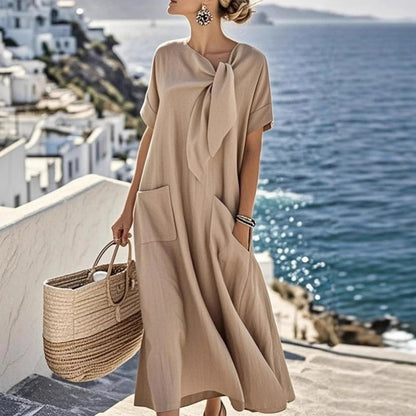 Emilia™ | Maxi Robe avec Nœud