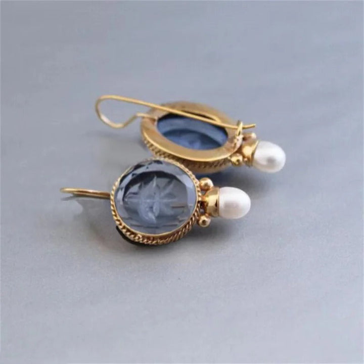 Boucles d'oreilles en perles intemporelles Sophia