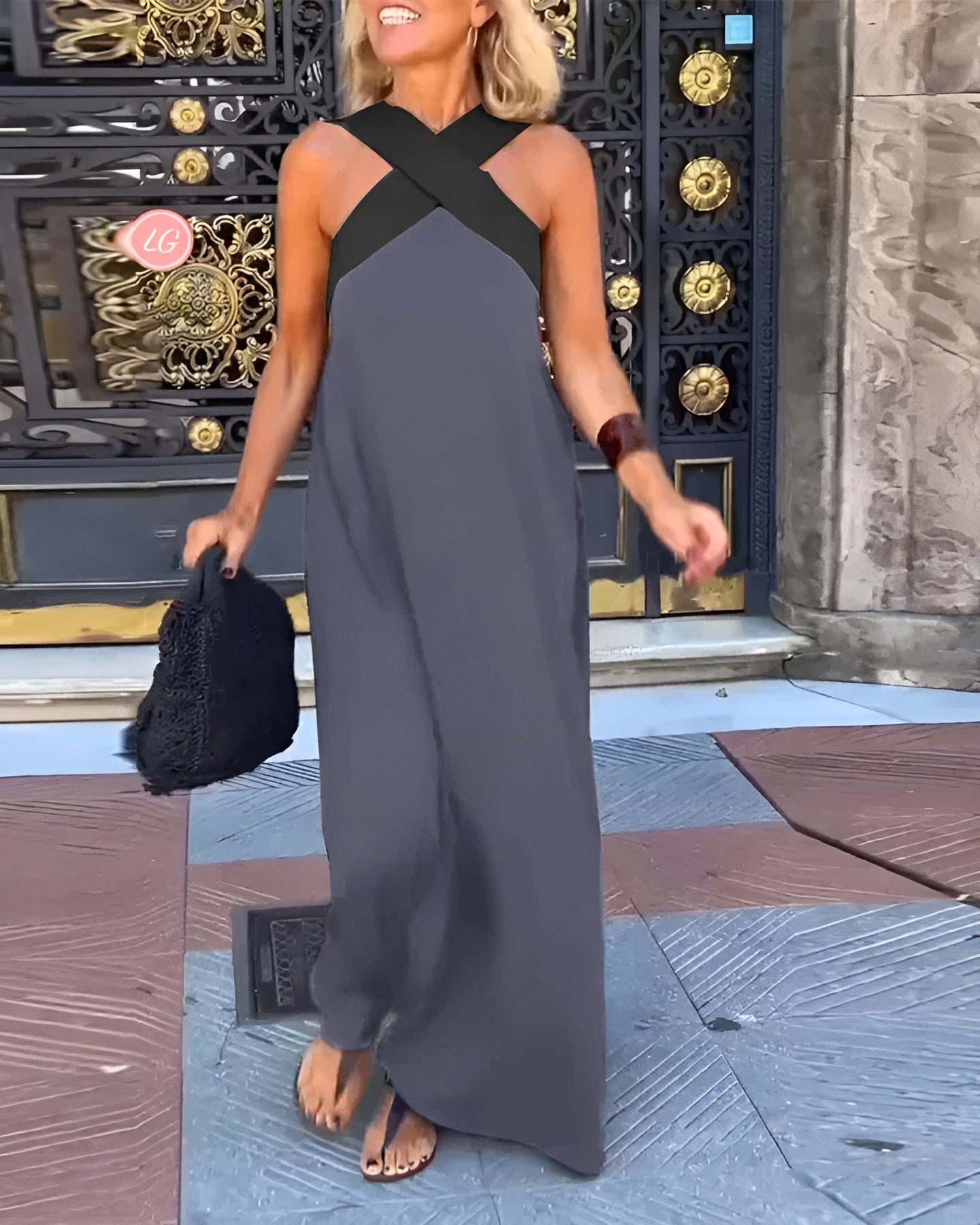 DELPHINE | ROBE À COUPE CROISÉE