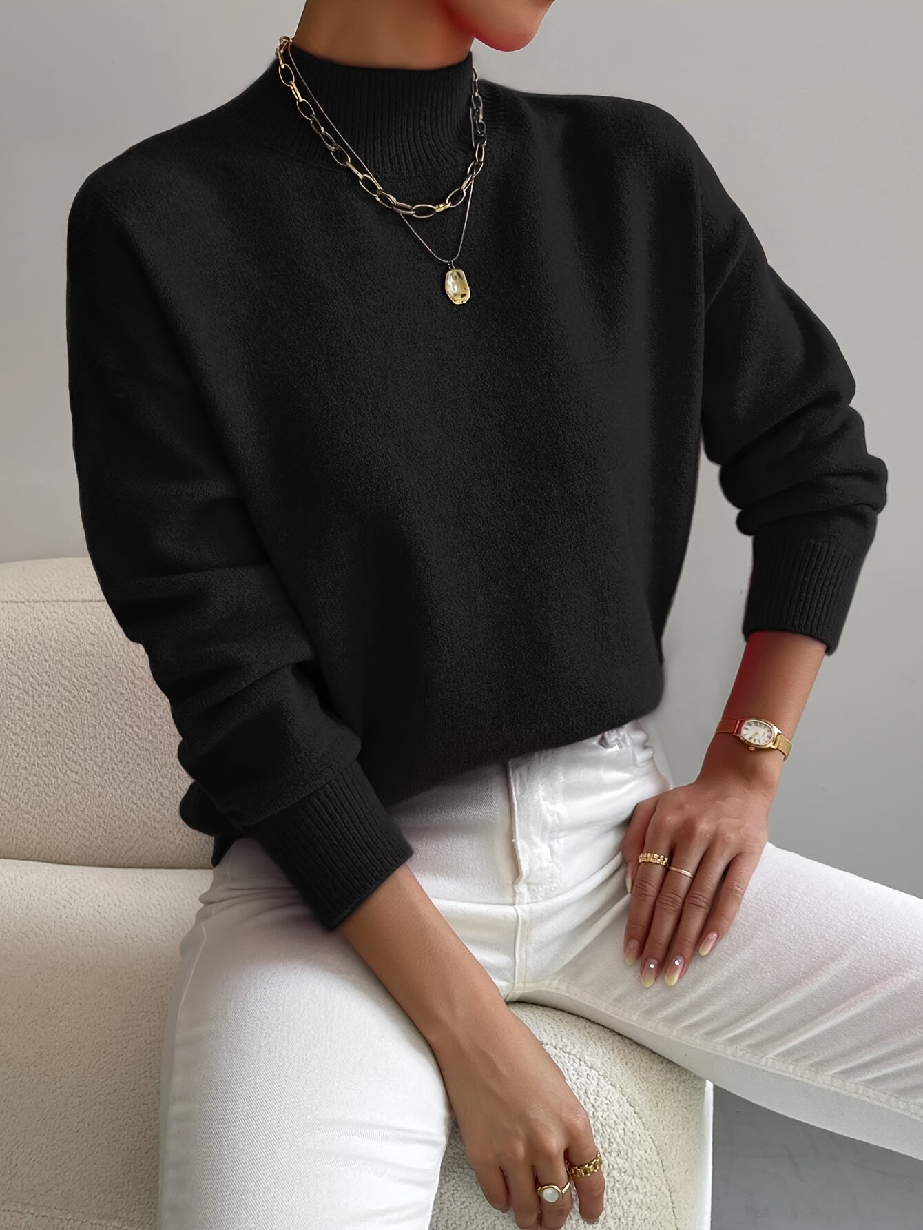 Gertrud – Pull en tricot