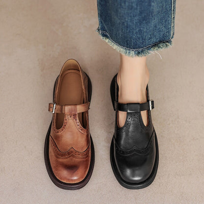 Risla Cuir Mary Janes