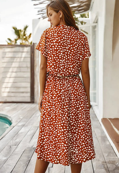 Elaine | Robe Chemise Chic Pour Femme | Midi