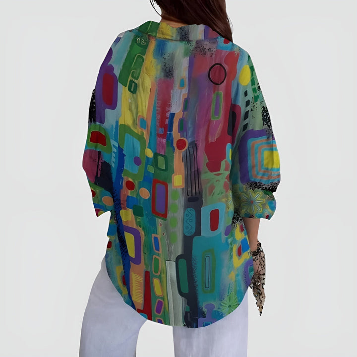 Blouse Ava™ avec motif géométrique