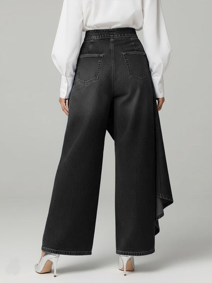 MADELINE – JUPE-PANTALON EN DENIM ÉLÉGANCE MODERNE