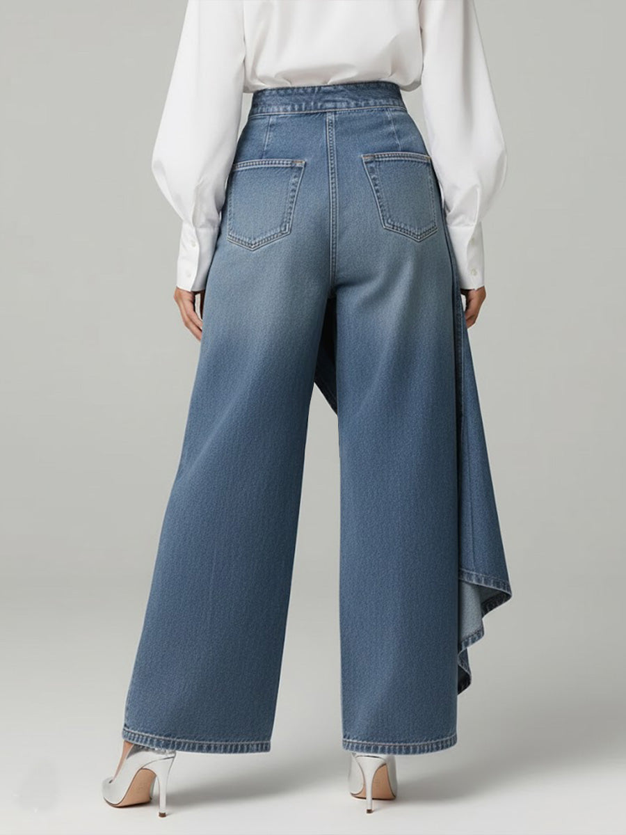 MADELINE – JUPE-PANTALON EN DENIM ÉLÉGANCE MODERNE