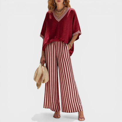 Ana™ | Élégant Ensemble en Lin