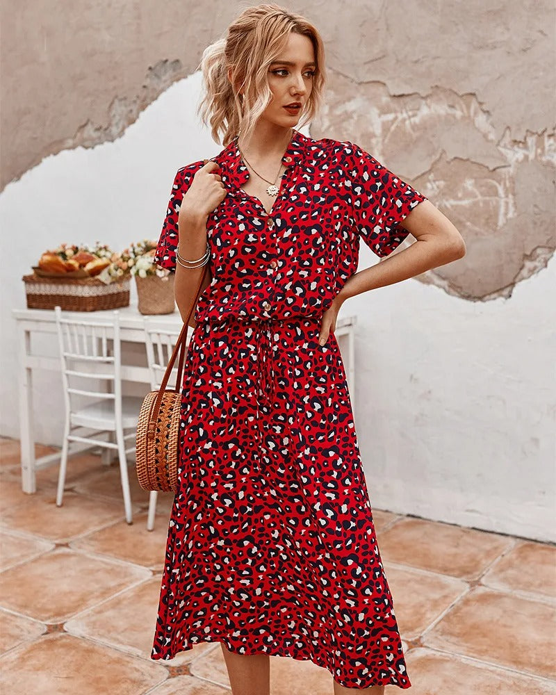 Elaine | Robe Chemise Chic Pour Femme | Midi