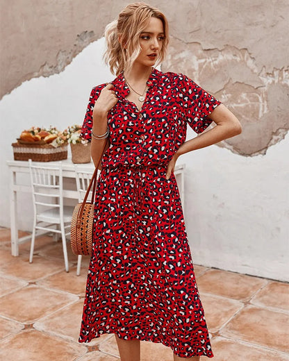 Elaine | Robe Chemise Chic Pour Femme | Midi