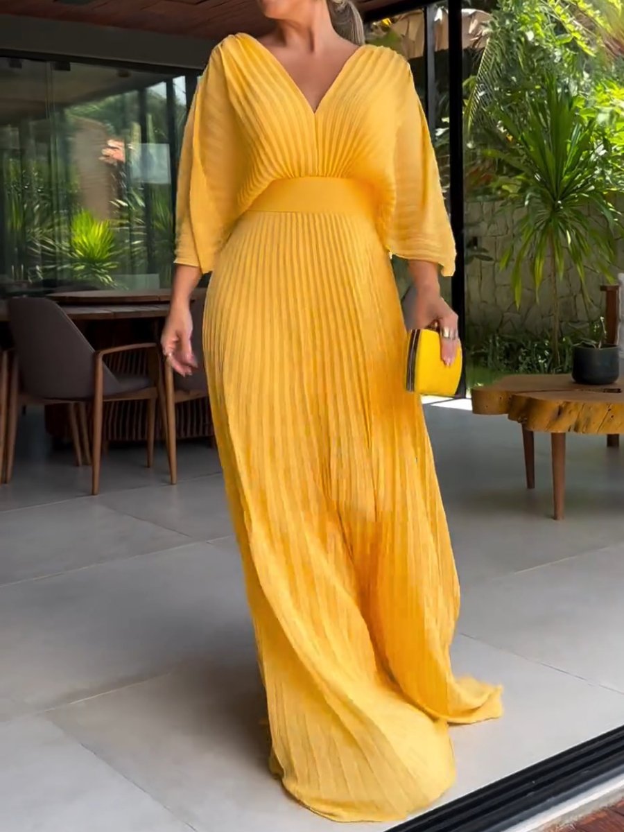 Sassa - Robe Maxi à Décolleté en V
