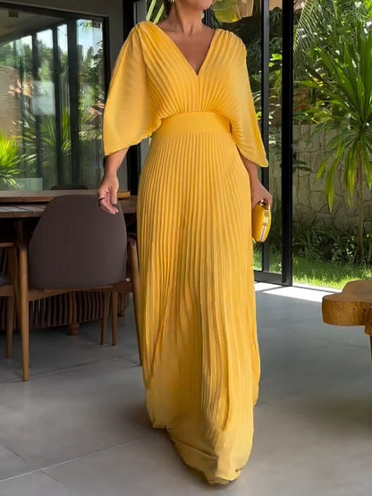 Sassa - Robe Maxi à Décolleté en V