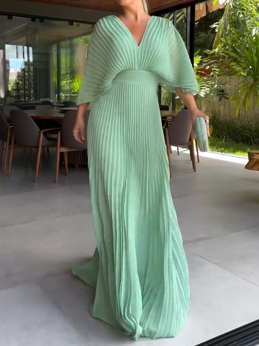 Sassa - Robe Maxi à Décolleté en V