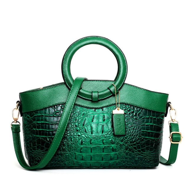 Alfrida | Sac élégant avec une impression crocodile sophistiquée