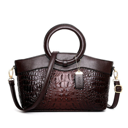 Alfrida | Sac élégant avec une impression crocodile sophistiquée