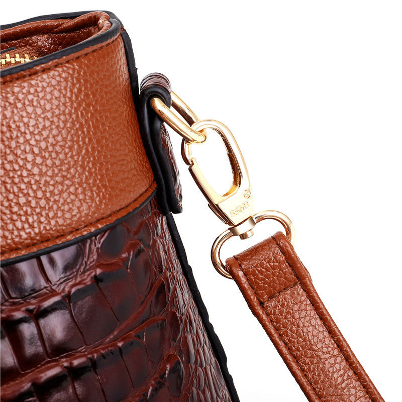Alfrida | Sac élégant avec une impression crocodile sophistiquée