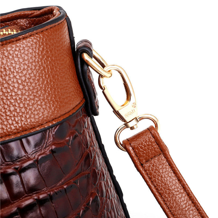 Alfrida | Sac élégant avec une impression crocodile sophistiquée