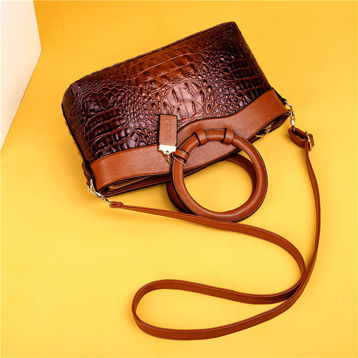 Alfrida | Sac élégant avec une impression crocodile sophistiquée