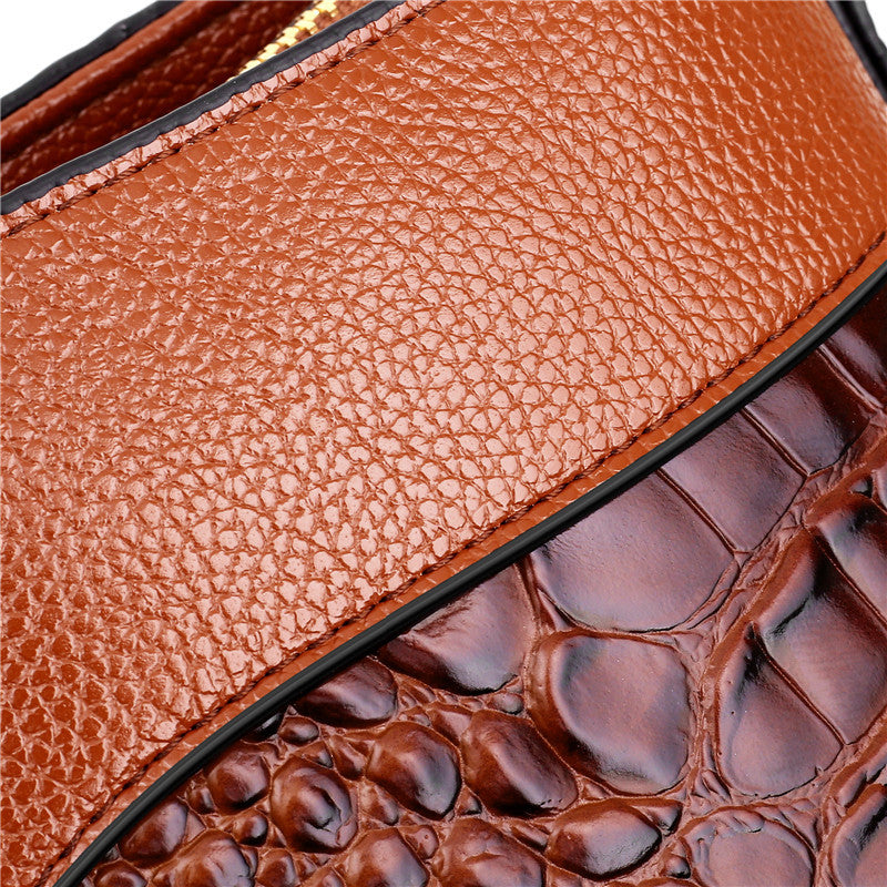 Alfrida | Sac élégant avec une impression crocodile sophistiquée