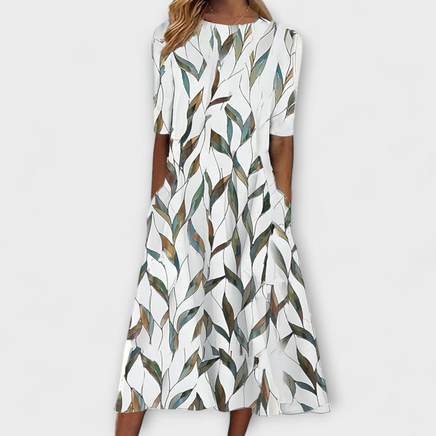 Adelina - Robe Florale Côtière