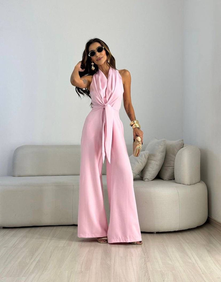 Carol™ | Combinaison Satin Élégante