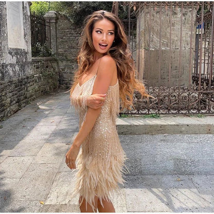 Jane - La Robe de Cocktail en Sequins