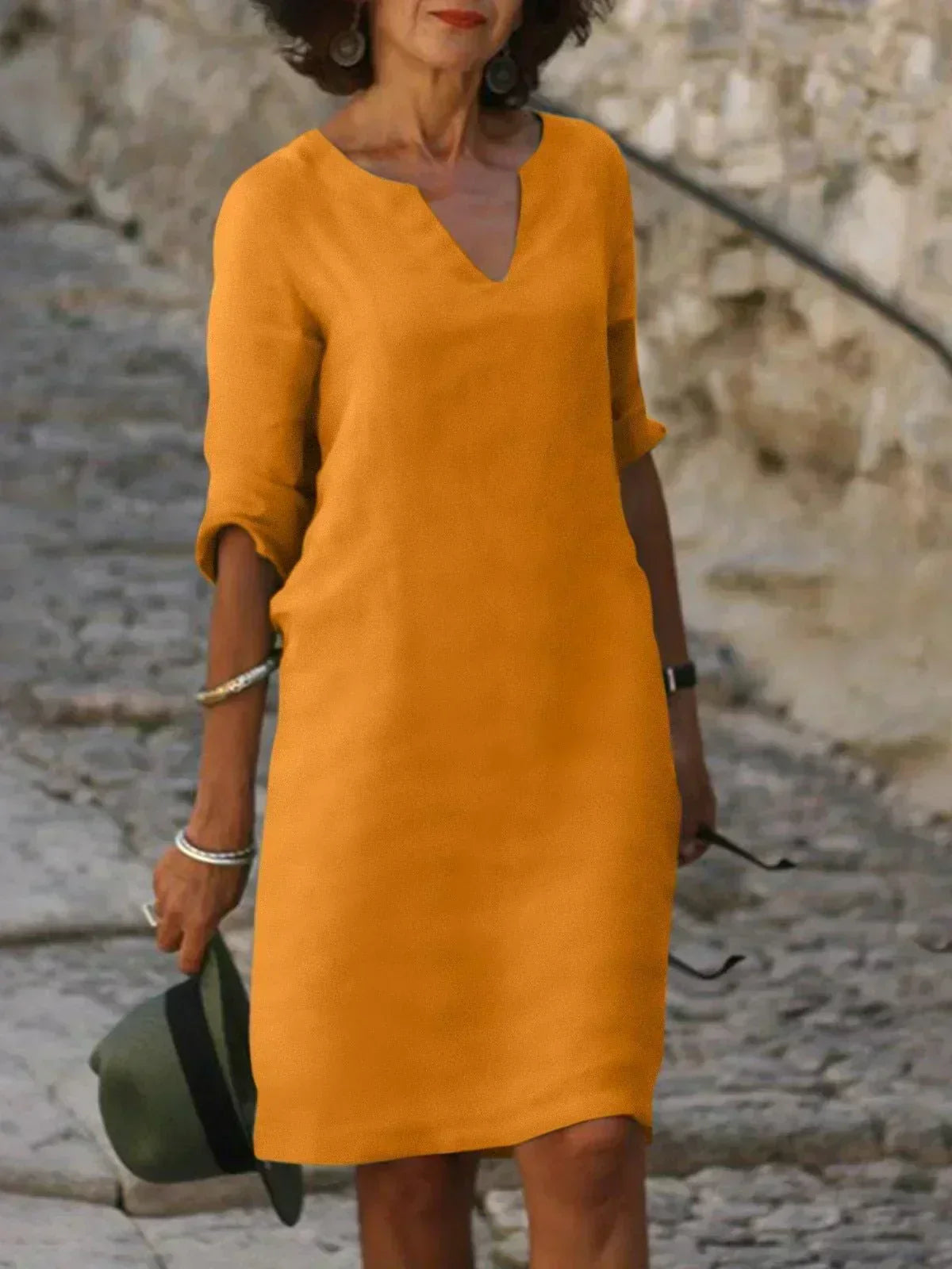 Maria | Robe Élégante avec Décolleté en V