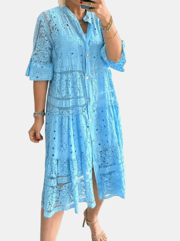Cherylann™ | Robe Midi Fleurie