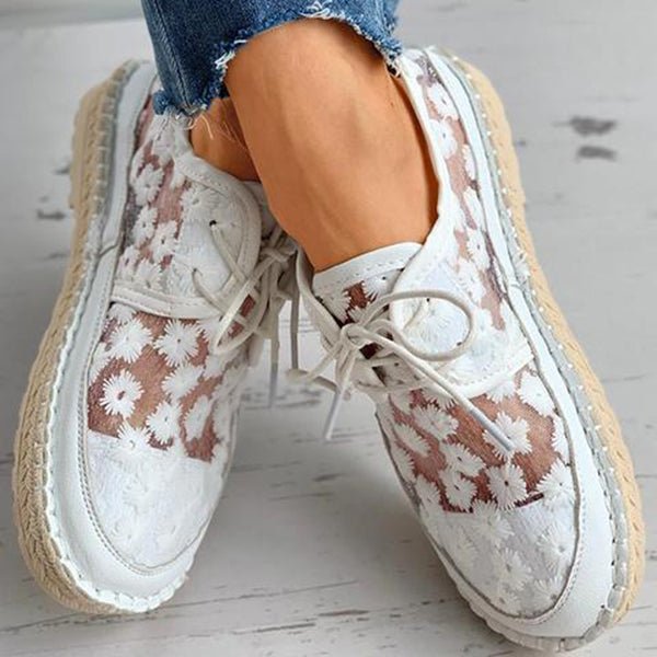 Gloria - Chaussures orthopédiques modernes et légères avec imprimé floral