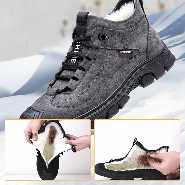 David | Baskets d'hiver pour hommes avec doublure en fausse fourrure