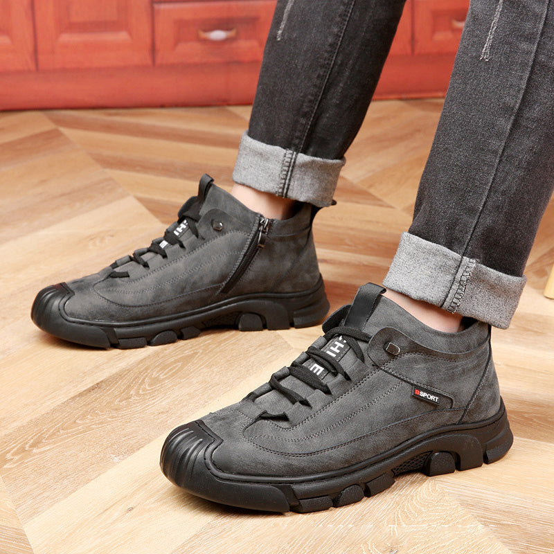 David | Baskets d'hiver pour hommes avec doublure en fausse fourrure