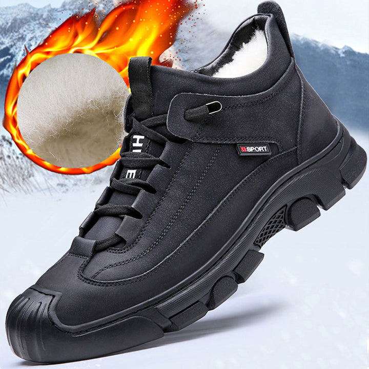 David | Baskets d'hiver pour hommes avec doublure en fausse fourrure