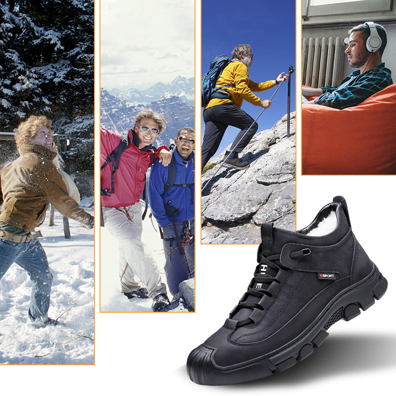 David | Baskets d'hiver pour hommes avec doublure en fausse fourrure