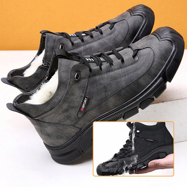 David | Baskets d'hiver pour hommes avec doublure en fausse fourrure