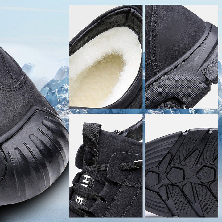 David | Baskets d'hiver pour hommes avec doublure en fausse fourrure
