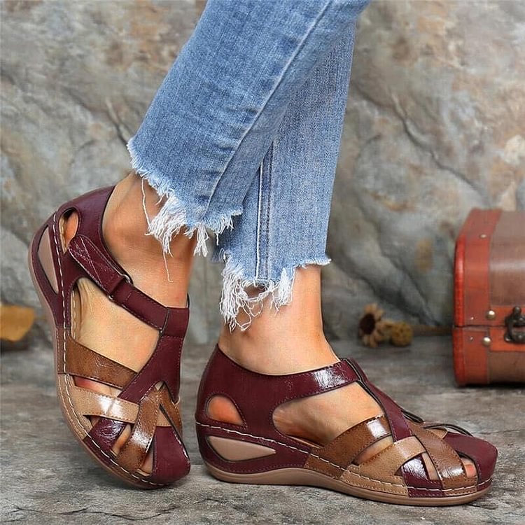 Vera - Sandale à Talon Wedge et Coussin