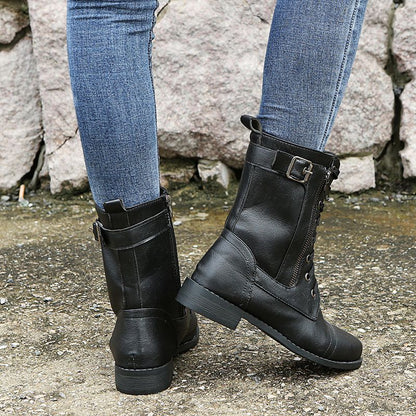 Félice - Bottes orthopédiques élégantes en cuir