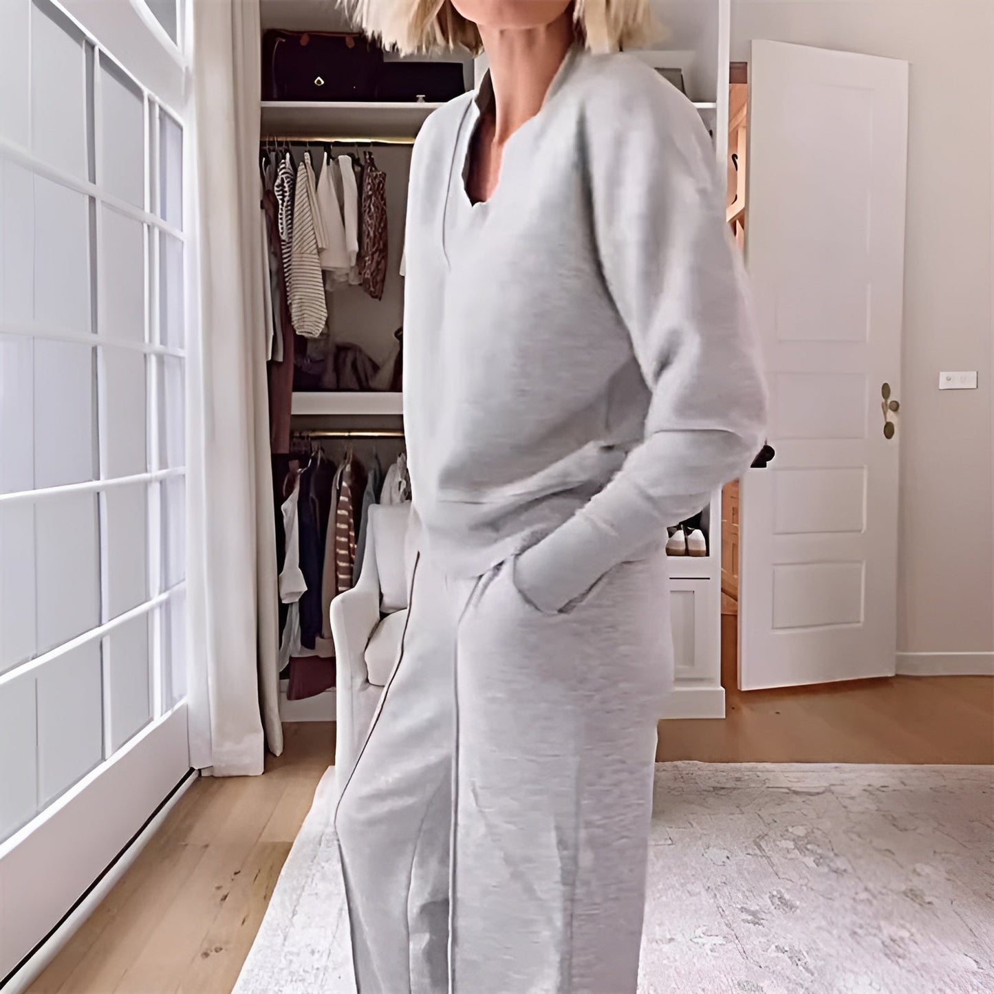 Amelia™ - Ensemble de survêtement confortable en deux pièces