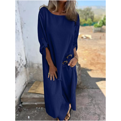 Everly – Élégant Costume Deux-Pièces en Coton et Lin