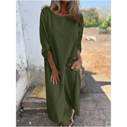 Everly – Élégant Costume Deux-Pièces en Coton et Lin