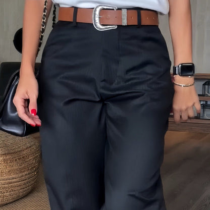CLARA – PANTALONS CLASSIQUES ÉVASÉS