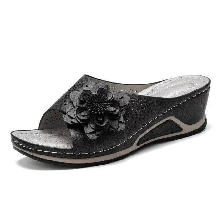 Camy™ | Sandales Orthopédiques en Cuir Souple avec Support de Voûte