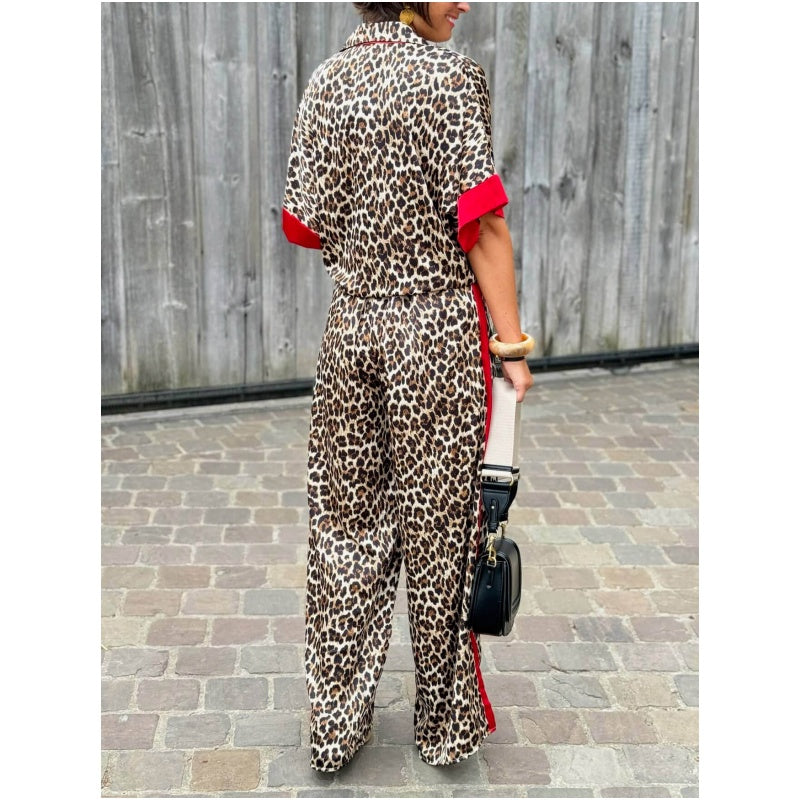 COLLINS – ENSEMBLE DE VÊTEMENTS LUXUEUX EN LEOPARD