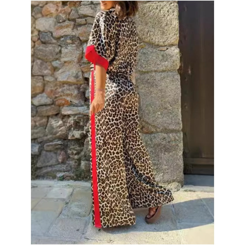 COLLINS – ENSEMBLE DE VÊTEMENTS LUXUEUX EN LEOPARD