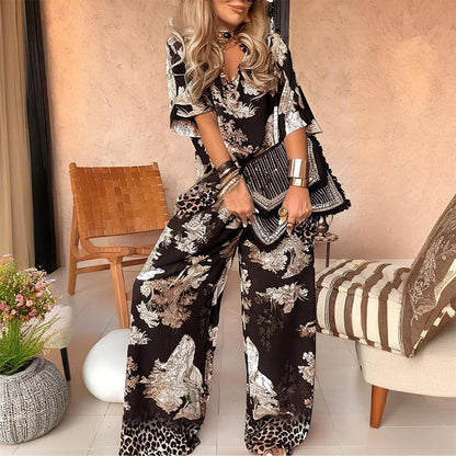 BIANCA – ENSEMBLE DEUX PIÈCES IMPRIMÉ LUXE