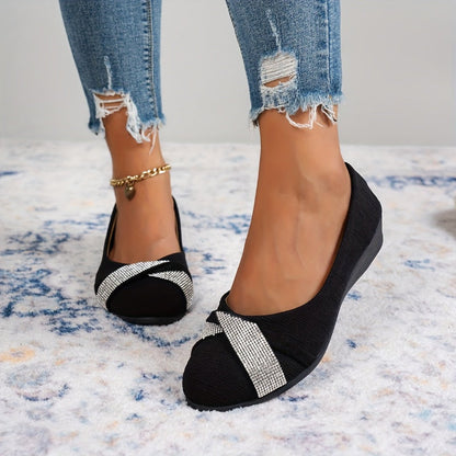 Lavande - Ballerines Élégantes à Talon Wedge