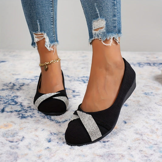 Lavande - Ballerines Élégantes à Talon Wedge