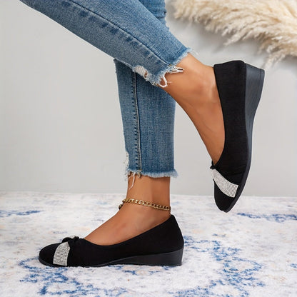 Lavande - Ballerines Élégantes à Talon Wedge