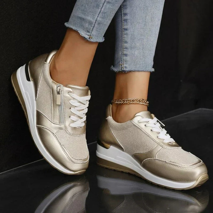 Candy™ | Baskets Orthopédiques avec Lacets et Fermeture Éclair Latérale