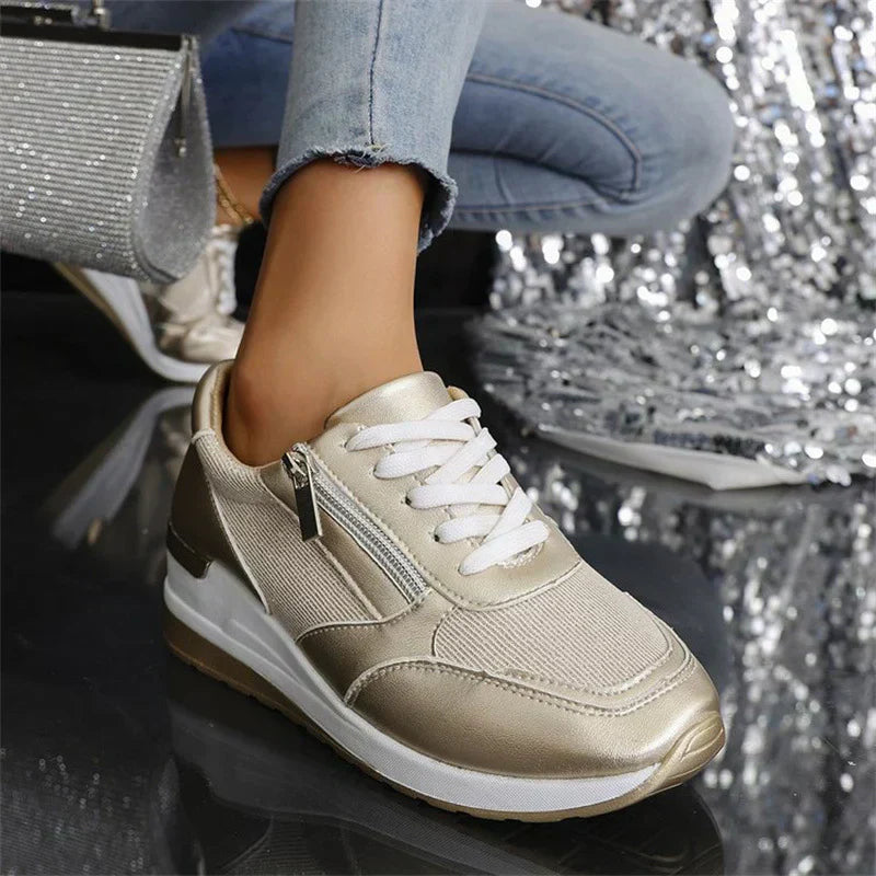 Candy™ | Baskets Orthopédiques avec Lacets et Fermeture Éclair Latérale
