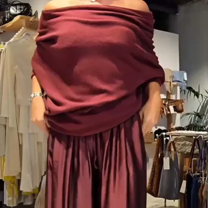Alba | Ensemble élégant avec un design décolleté Bardot