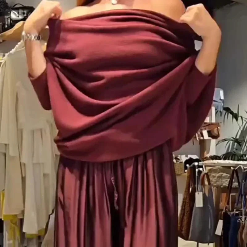 Alba | Ensemble élégant avec un design décolleté Bardot